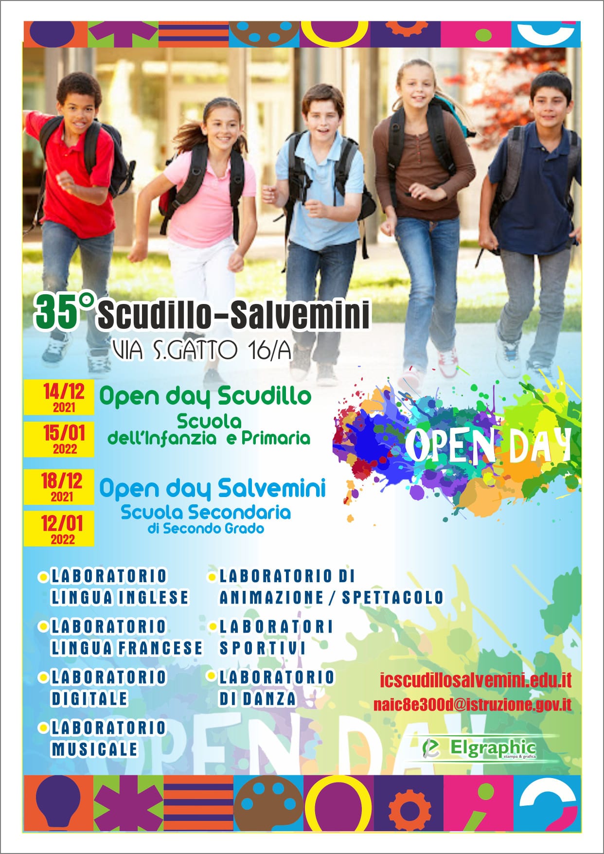 OPEN DAY VIRTUALE 12/01/2022  SECONDARIA I GRADO E 15/01/ 2022 INFANZIA E PRIMARIA: CLICCA QUI 