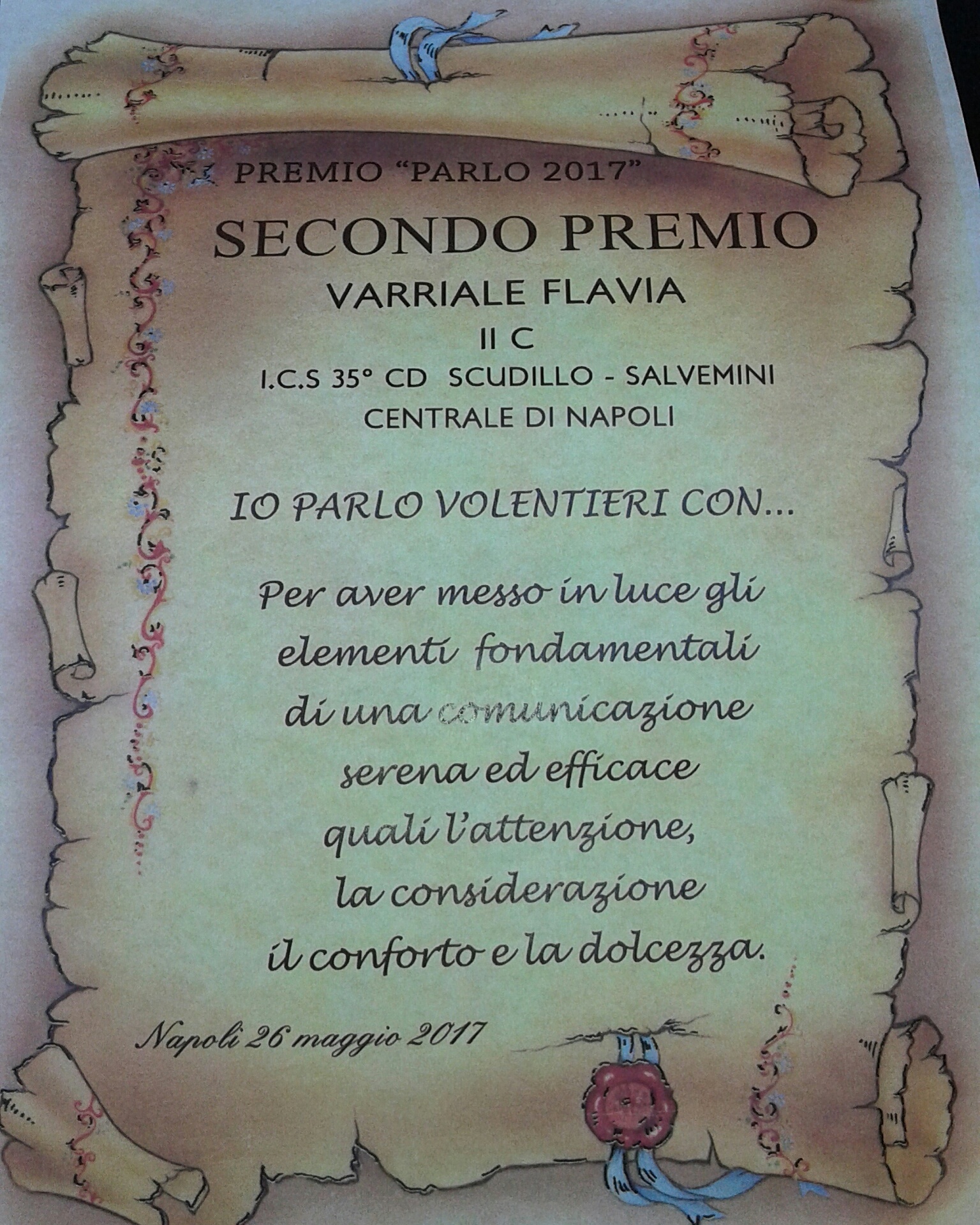 PREMIAZIONE “TELEFONO AZZURRRO”