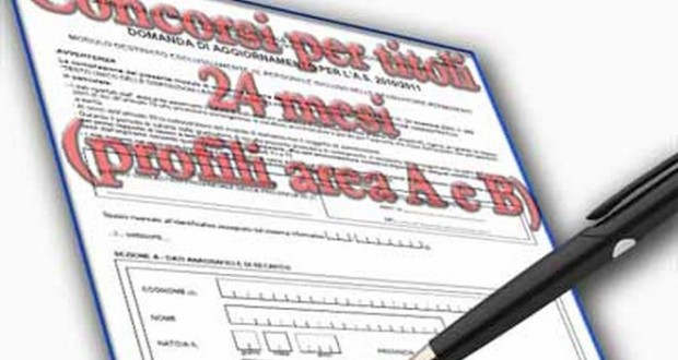 Concorso per soli titoli Personale ATA