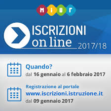 Iscrizioni alle 1^ classi di scuola primaria, secondaria di 1° e 2° grado